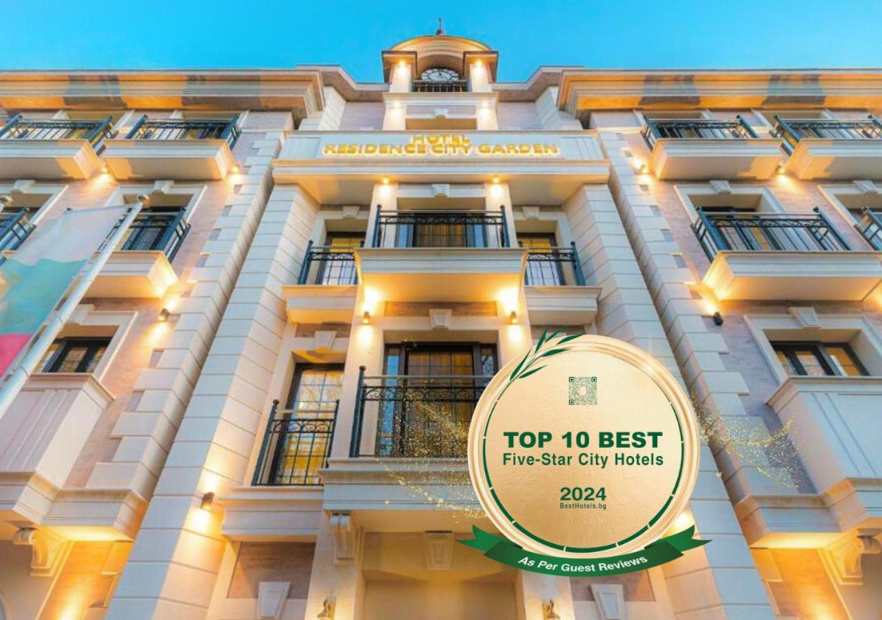 Residence City Garden - Certificate Of Excellence Top 10 Best Five-Stars City Hotels For 2024 Awarded By Htif Plovdiv Esterno foto